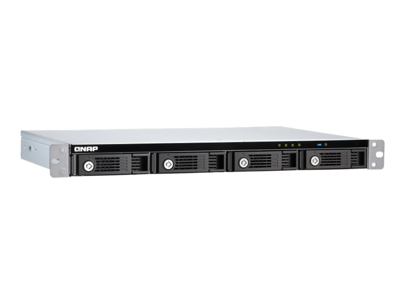 QNAP TR-004U 1U 4-Bay NAS-Erweiterung RAID Schwarz, Silber