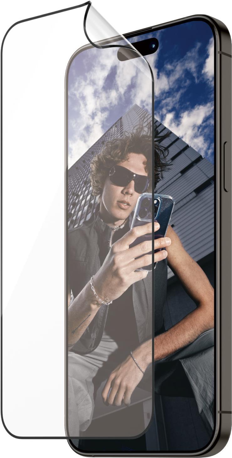 PanzerGlass ™ MATRIX Displayschutz mit D3O iPhone 15 Pro Max | Ultra-Wide Fit m. AlignerKit (2820)