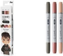 COPIC Ciao Warm Palette Layoutmarker-Set farbsortiert 1,0 + 6,0 mm, 3 St. (220750311)