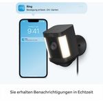 Ring Spotlight Kamera Plus Box IP-Sicherheitskamera Outdoor 1920 x 1080 Pixel Decke/Wand (8SH1S2-BEU0)