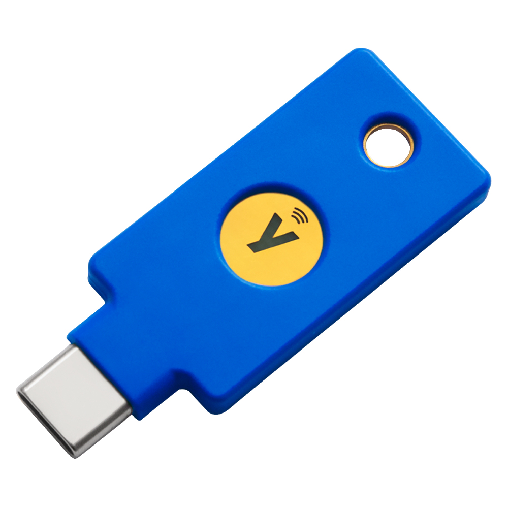 Yubico Security Key C NFC – USB-C, FIDO2/U2F, Blau