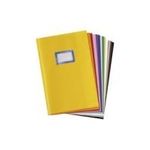 herlitz Heftschoner DIN A4, geprägt (Bast), PP, sortiert mit aufgeklebtem Beschriftungsetikett, sortiert in den Far- - 10 Stück (5204003)