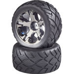 Reely 1:10 Truggy Kompletträder Street 5-Speichen Titan-Grau 2 St. (RE-6549738)