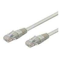 Wentronic Goobay CAT 6 Patchkabel, U/UTP, Grau, 2 m - CCA Kupfergemisch (68454)