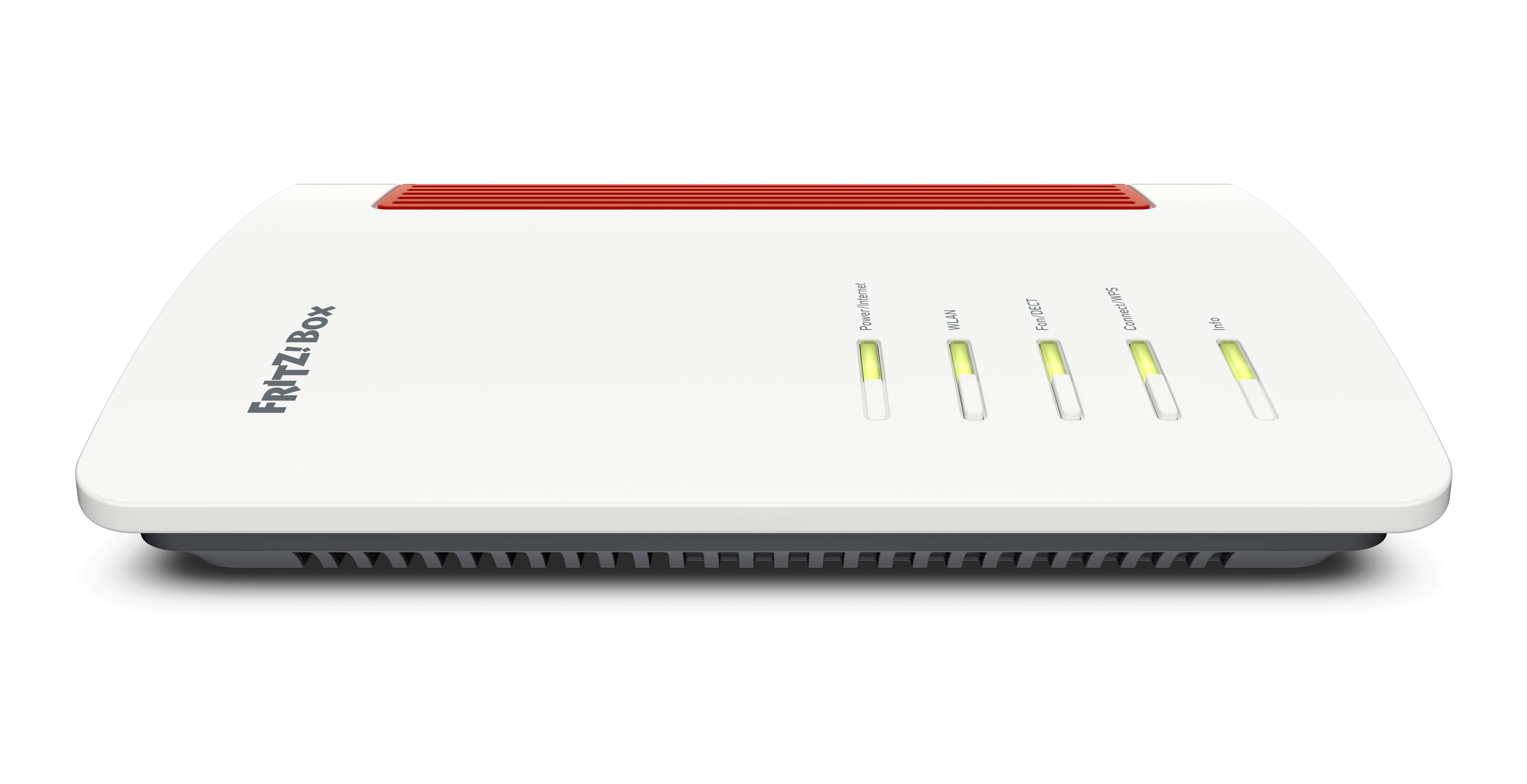 AVM FRITZ!Box 4690 Wi-Fi 7 WLAN-Router 5,76 Gbps Rot, Weiß