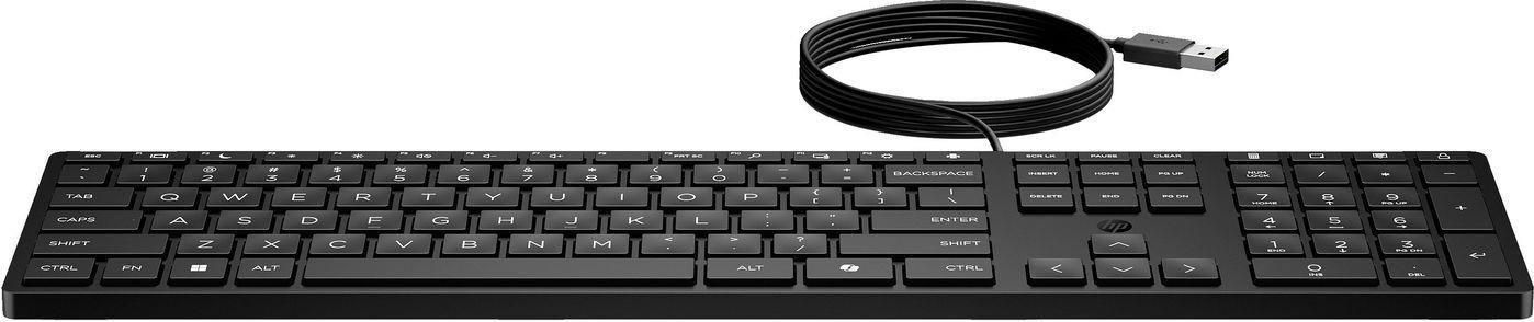 HP Desktop 320K Tastatur QWERTZ Schweiz Schwarz (9SR37UT#UUZ)