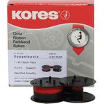 Kores Tischrechnerfarbband G051NYSR Gr.51 13mmx4m Nylon schwarz/rot (G051NYSR)