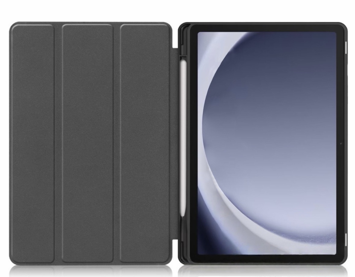 Passend für Samsung Galaxy Tab A9+ 64 GB  Flipcover schwarz  TPU (MG-FLIPSGTAB9SW)