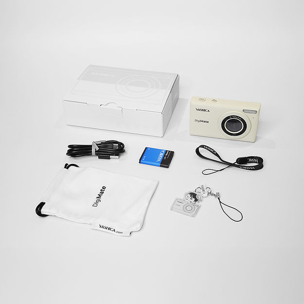 Yashica DigiMate 100 Kompaktkamera 64 MP 2,7" TFT 4K Weiß