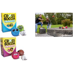 SCHILDKRÖT Crossboccia Doppelpack Heros "Blond & Muffin" 2x3 gleichfarbige Stoffsäckchen, Durchm.: 80 mm, mit - 1 Stück (970827)