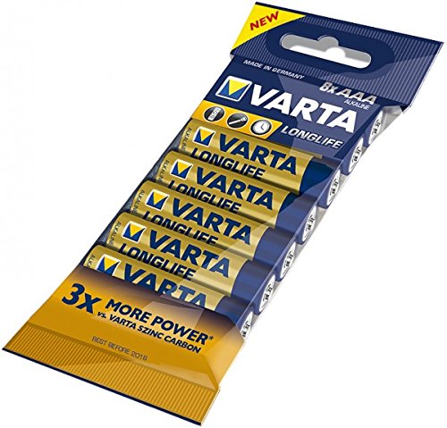 Varta Longlife - Batterie 8 x AAA Alkalisch