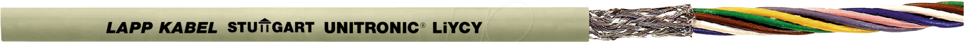 Lapp Steuerkabel 4 x 0.50 mm² abgeschirmt Kupferlitze blank grau (0034604/50)