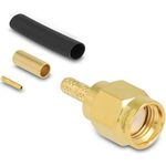 Delock RP-SMA Stecker zum Crimpen RG-174 RG-316mit passendem (91788)