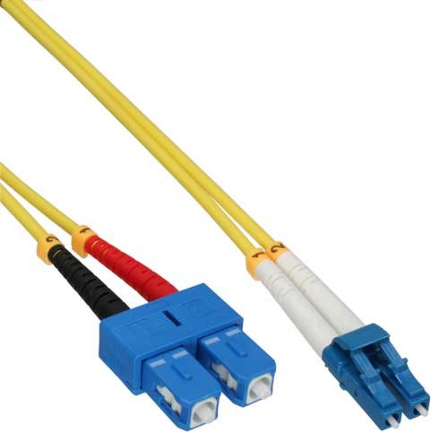 InLine Patch-Kabel SC Single-Modus (M) zu LC Single-Modus (M) (88656A)