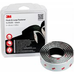 3M Haken- und Schlaufenband SJ352W, 25 mm x 1,25 m, weiß besteht aus zwei selbstklebenden mit Synthese-Kautschuk - 1 Stück (SJ352W)