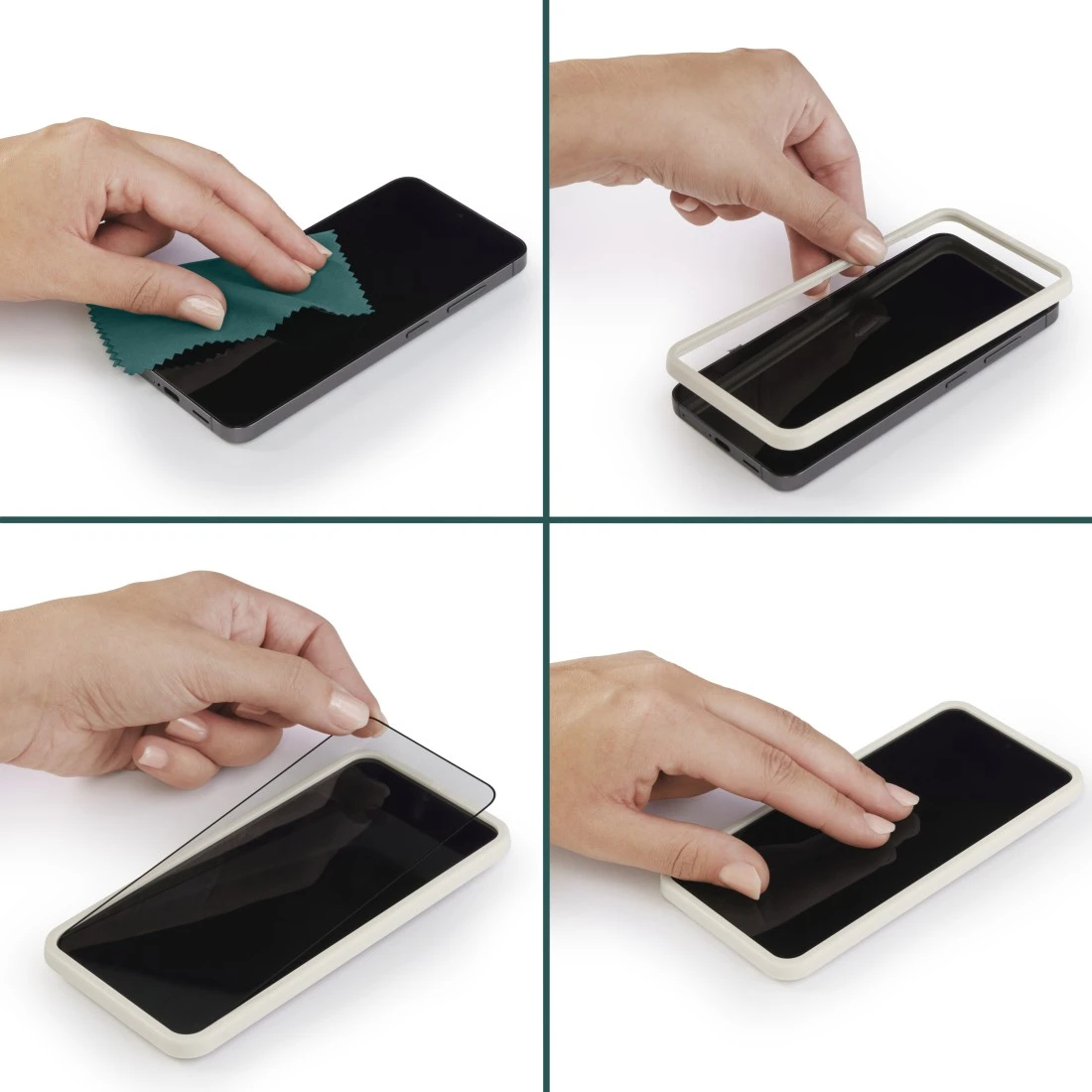 Hama Extreme Protect Handy-Schutzglas für Samsung Galaxy S25 Ultra Schwarz, Transparent