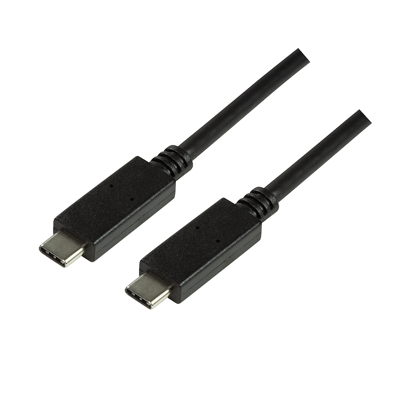 LogiLink CU0129 USB Kabel 1 m USB C Männlich Schwarz (CU0129)