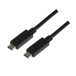 LogiLink CU0129 USB Kabel 1 m USB C Männlich Schwarz (CU0129)