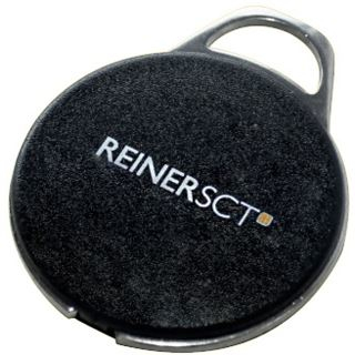 REINER timeCard Premium Transponder MIFARE DESFire EV3 RFID-Tag Mattschwarz