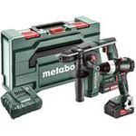 Metabo BS 18 LT BL + BH 18 LTX BL 16 685182000 Akku-Bohrhammer, Akku-Bohrschrauber 18 V 2.0 Ah, 4.0 Ah Li-Ion inkl. 2. Akku, inkl. Koffer, inkl. Ladegerät (685182000)