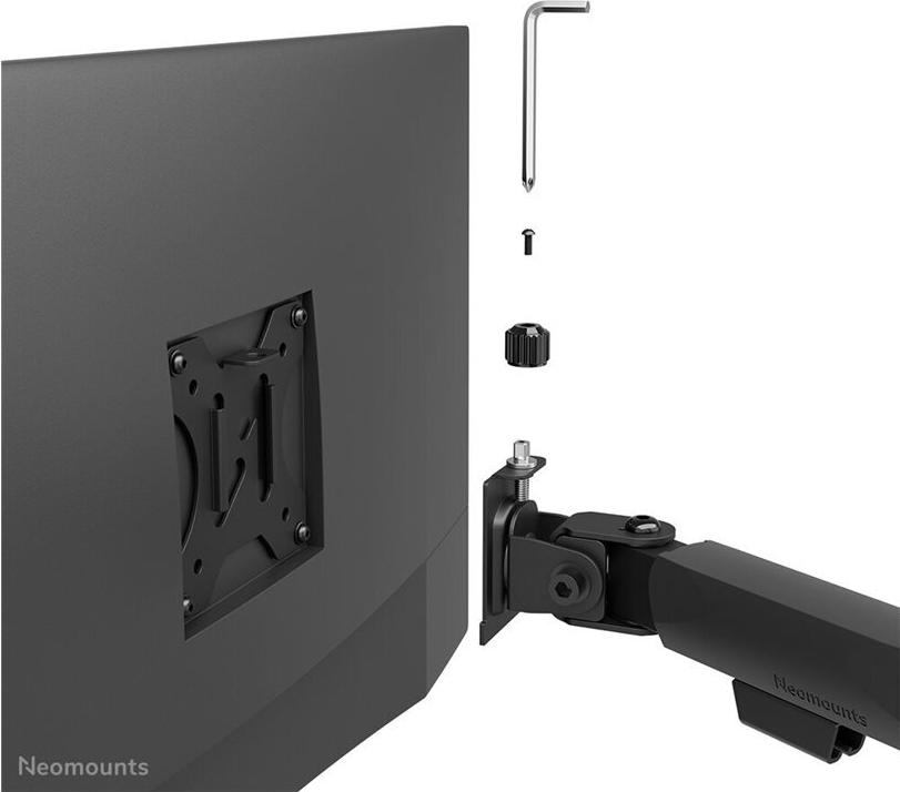 Neomounts DS60-600BL2-2 Quadruple Monitorarm für 4 Monitore 10-32" Schwarz
