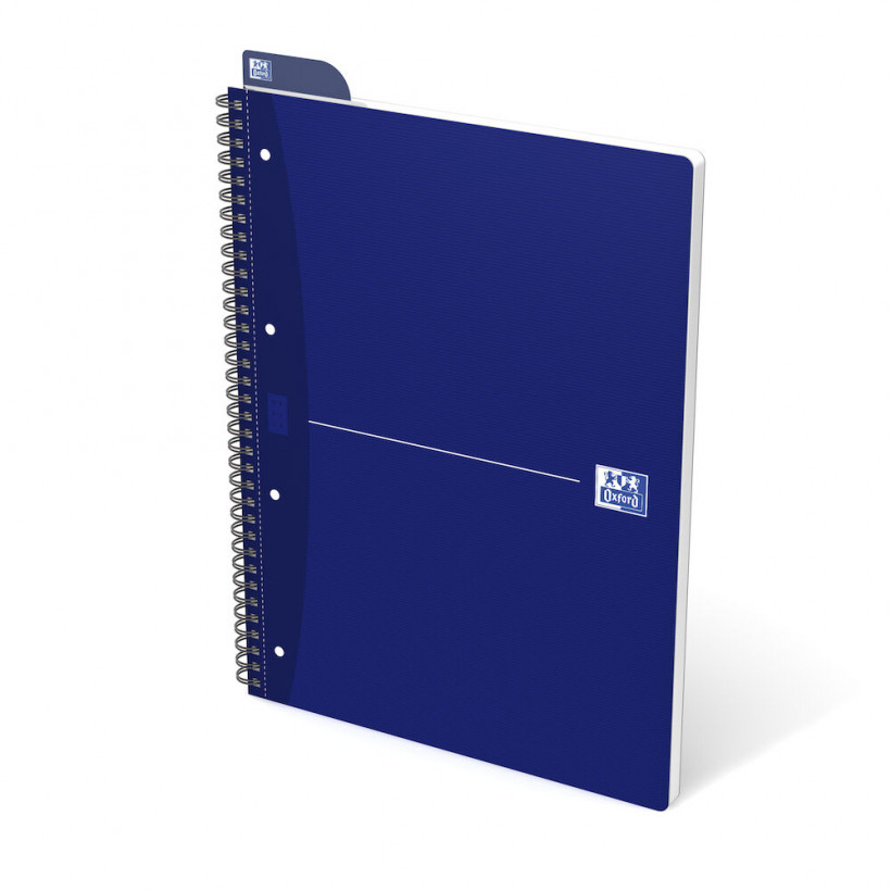 Oxford Essentials Collegeblock A4+ Kariert 70 Blatt 90 g/m² Blau