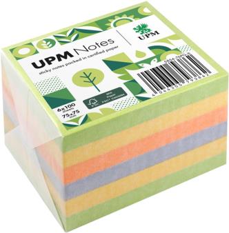 UPM Notes Haftnotiz 5854-76PG-6 Spring 75x75mm 100Bl. sort. 6St. (5854-76PG-6)