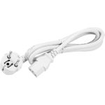 OMNITRONIC Kaltgeräte Netzkabel 3x1,0 1,2m ws (30235213)