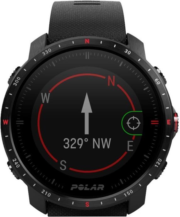 POLAR Grit X Pro Smartwatch 1,2" GPS Bluetooth Schwarz