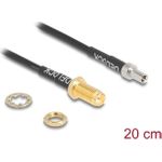 Delock 90919 - RP-SMA Buchse TS-9 Stecker, RG-174, 20 cm (90919)