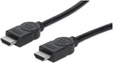 Manhattan 354080 HDMI-Kabel 2 m HDMI Typ A (Standard) Schwarz (354080)