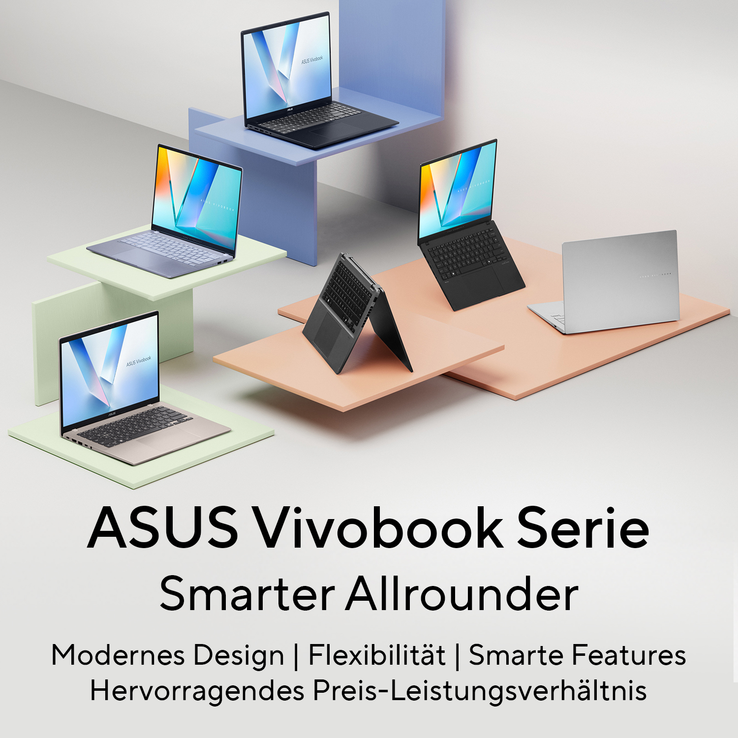ASUS Vivobook 17 X1704VA-AU1232W 17,3" Intel Core 7 150U 16 GB RAM 1 TB SSD Quiet Blue