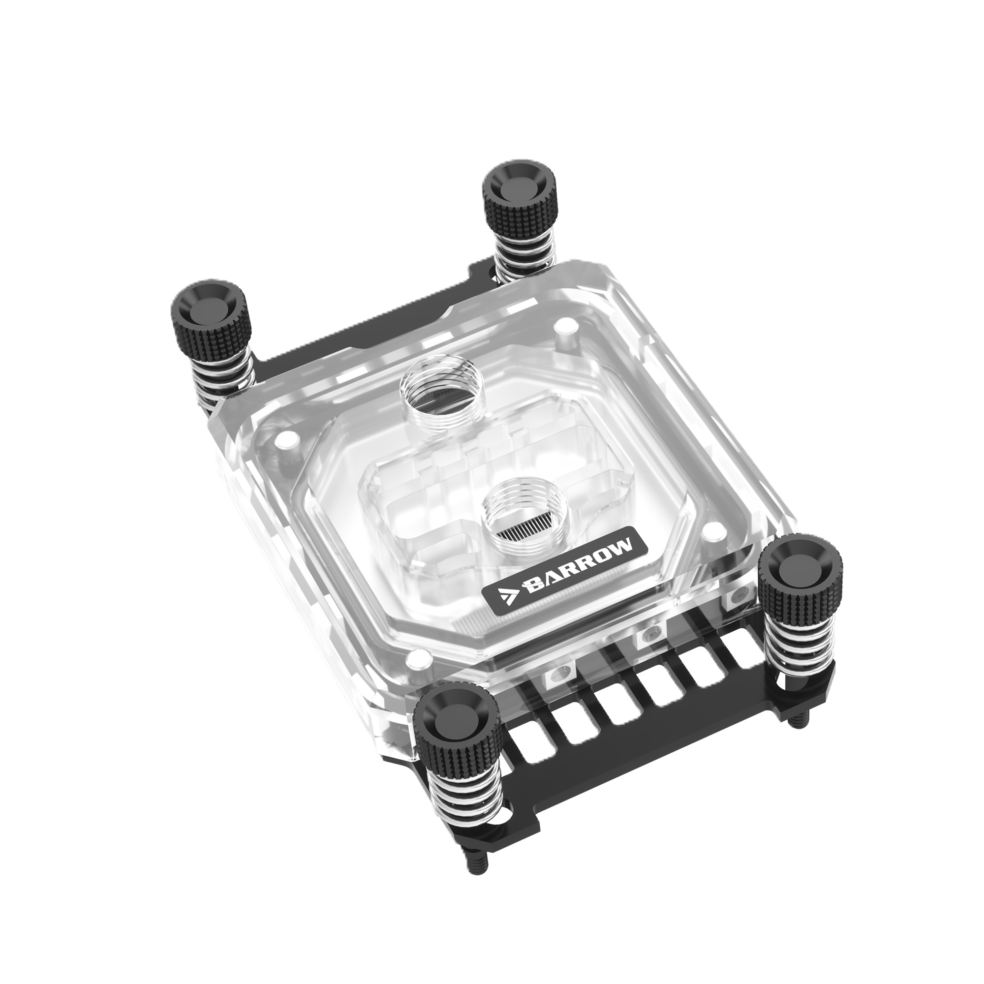 Barrow LTYK3A-04 V2 CPU-Wasserblock AM4/AM5 Acryl 1/4" Schwarz