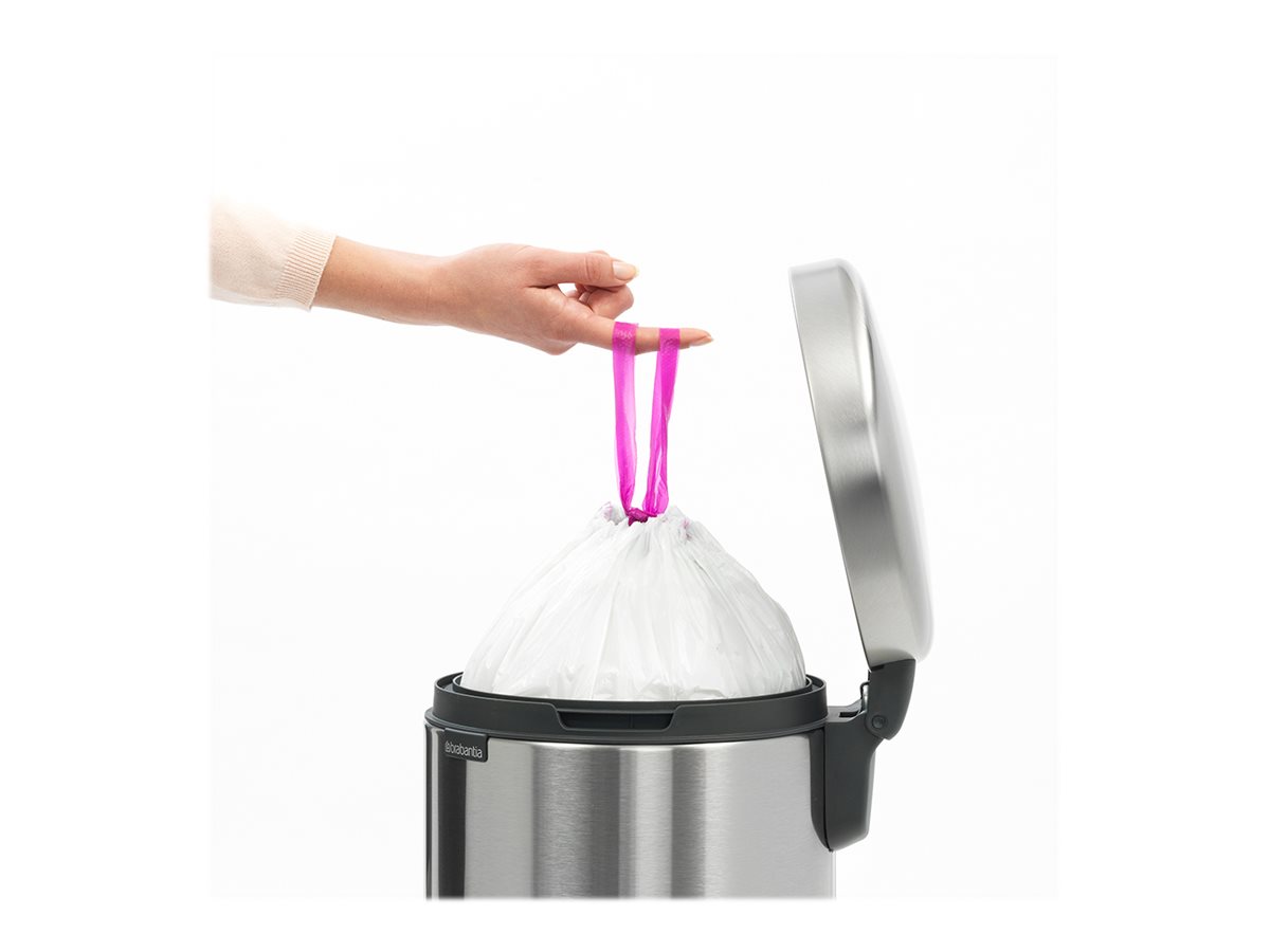 Brabantia PerfectFit Mülleimerbeutel Size C 12 L 240 Stück HDPE Weiß