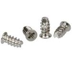 InLine® Lüfterschrauben, 5,0x10,0mm, silber, 2000 Stück Pack, bulk (33371H)