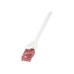 LogiLink CAT6 UTP PIMF Patchkabel AWG 1m weiss (CQ2031U)
