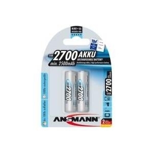 ANSMANN Energy Mignon - Batterie 2 x AA Typ NiMH 2700 mAh (5030852)