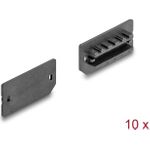 Delock Staubschutz für USB Typ-E Key A oder Key B Buchse 10 Stück schwarz (64286)