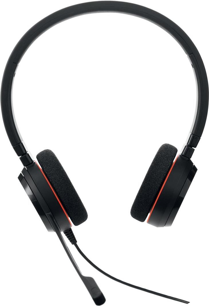 Jabra Evolve 20 UC Stereo On-Ear USB Headset Schwarz