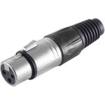 shiverpeaks ®-BASIC-S--XLR-Kupplung, schwarz (BS55022-S)