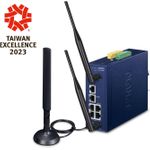 PLANET Industrial 5-Port GE LoRaWAN WLAN Gateway LCG-300W-EU (LCG-300W-EU)