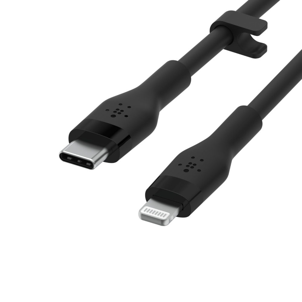 Belkin BoostCharge Lightning-Kabel USB-C auf Lightning 3 m Schwarz
