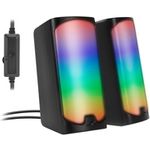 SPEEDLINK Lautsprecher TONOS RGB Stereo schwarz retail (SL-810009-BK)