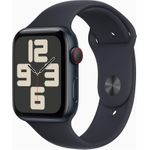 APPLE Watch SE GPS + Cellular 44mm Midnight Aluminium Case with Midnight Sport Band - M/L (MRH83QF/A)