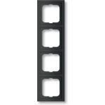 Busch-Jaeger 1754-0-4422. Produktfarbe: Schwarz, Design: Schraubenlos, Markenkompatibilität: Busch-Jaeger. Breite: 80 mm, Höhe: 293 mm, Dicke: 1,1 cm (2CKA001754A4422)