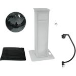 EUROLITE Set Spiegelkugel 50cm schwarz mit Stage Stand variabel + Cover schwarz (20000717)
