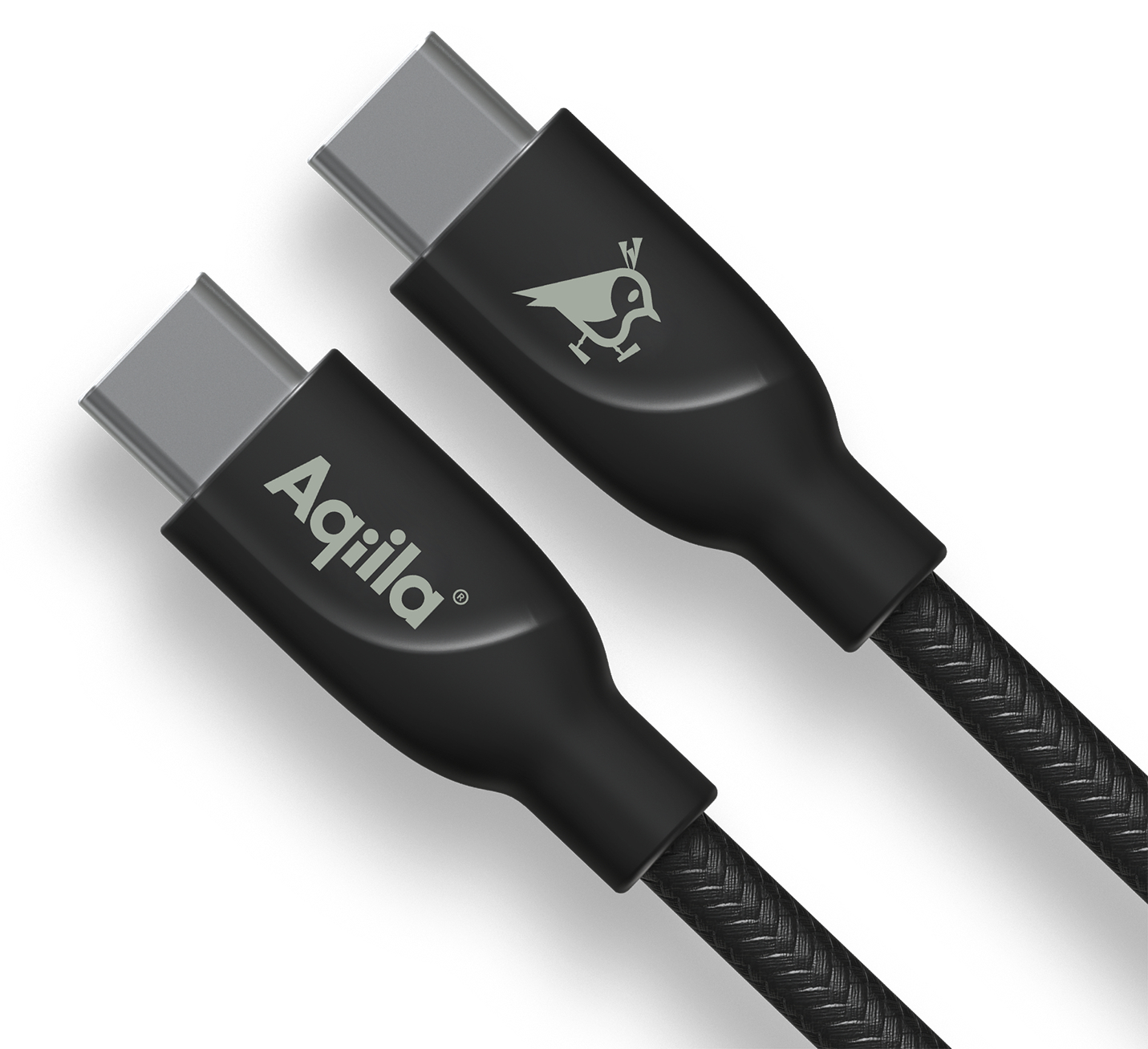 Aqiila Cablebird B2BD867 USB-C auf USB-C Kabel 1 m Schwarz