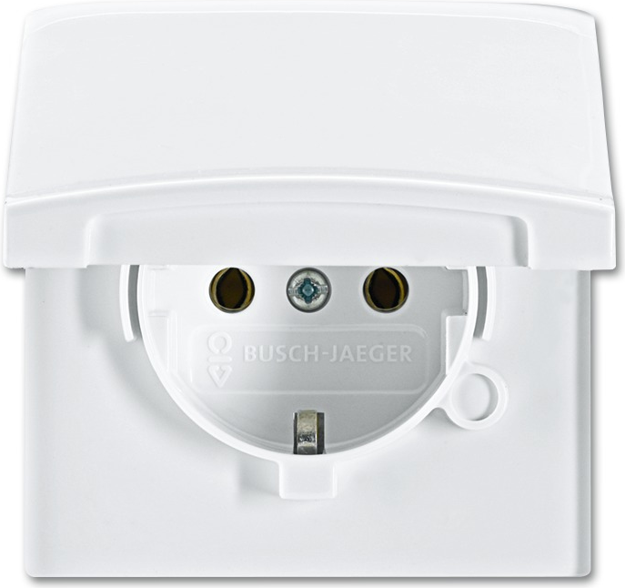 BUSCH-JAEGER SCHUKO-Steckdose IP44 20EUGK-32-101 AW44 Deckel 20EUGK-32-101 (20EUGK-32-101)