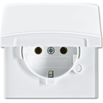 BUSCH-JAEGER SCHUKO-Steckdose IP44 20EUGK-32-101 AW44 Deckel 20EUGK-32-101 (20EUGK-32-101)