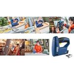 Rapid Akku-Tacker BTX10, blau, im Karton für Feindrahtklammern Typ 53 (4 (5001497)